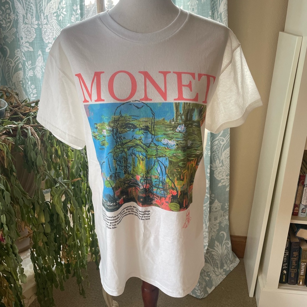 Graphic artist tee Monet